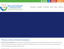 Tablet Screenshot of brevardschoolsfoundation.org